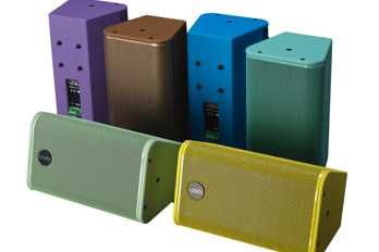 Void Venu speakers in 6 different custom colours